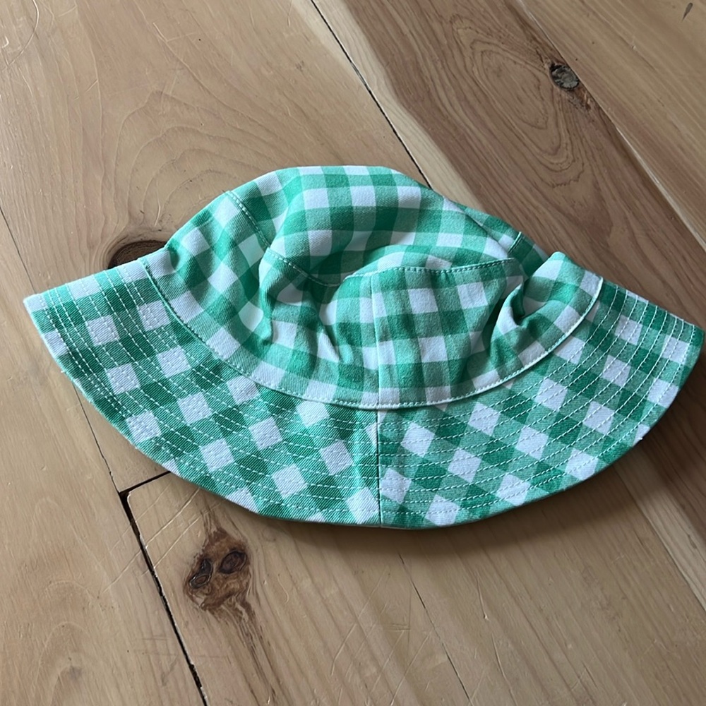 NWT LOFT bucket hat gingham